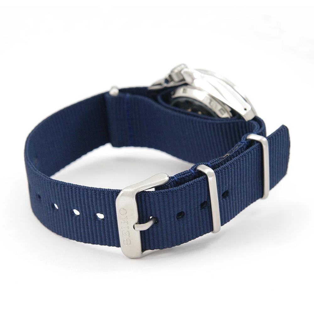 Seiko Blue Silver NATO Strap Men’s Sports Watch SRPE63K1