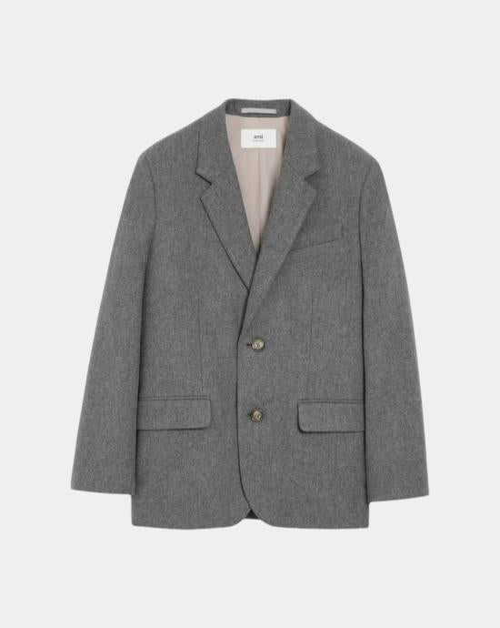 AMI Wool Loose Single-Breasted Jacket FBV001 WV0058 050