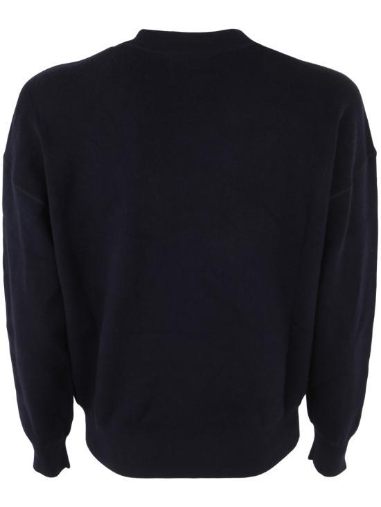 Isabel Marant Midnight Blue Wool Crewneck Knit Sweater for Me PU0051HAA1L04H30MI