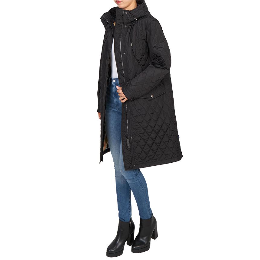 BURBERRY Hilgate Women’s Hooded Long Quilted Jacket 8110325