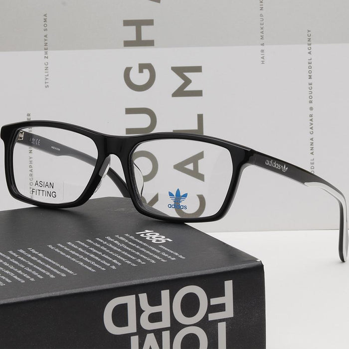 Adidas Asian Fit Square Acetate Eyeglass Frames Unisex OR5021F 001