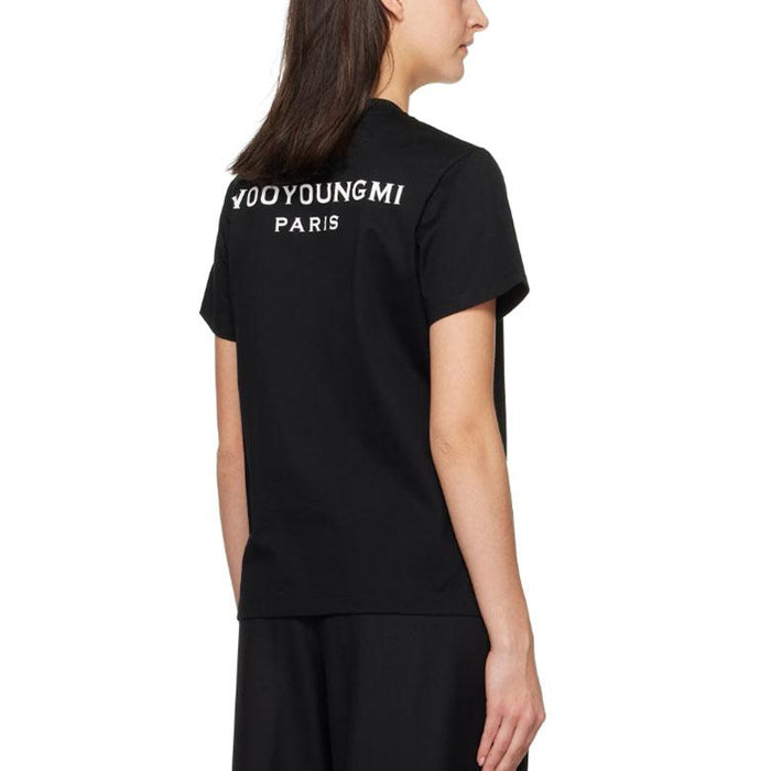 WOOYOUNGMI Back Logo Short Sleeve T-Shirt