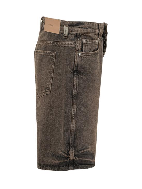 REPRESENT Denim Short Pants for Men MLM100501 16 BARK DOM