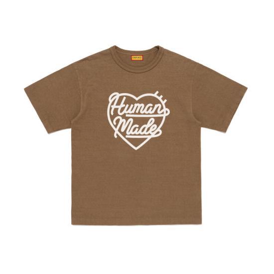 Humanmade Short Sleeve T-Shirt for Men HM31CS045 OLIVE DRAB DOM