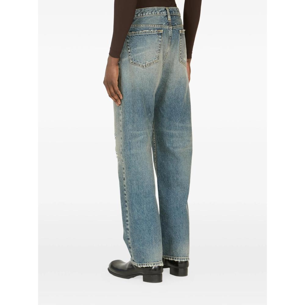 Maison Margiela Gray Distressed Denim Jeans Men
