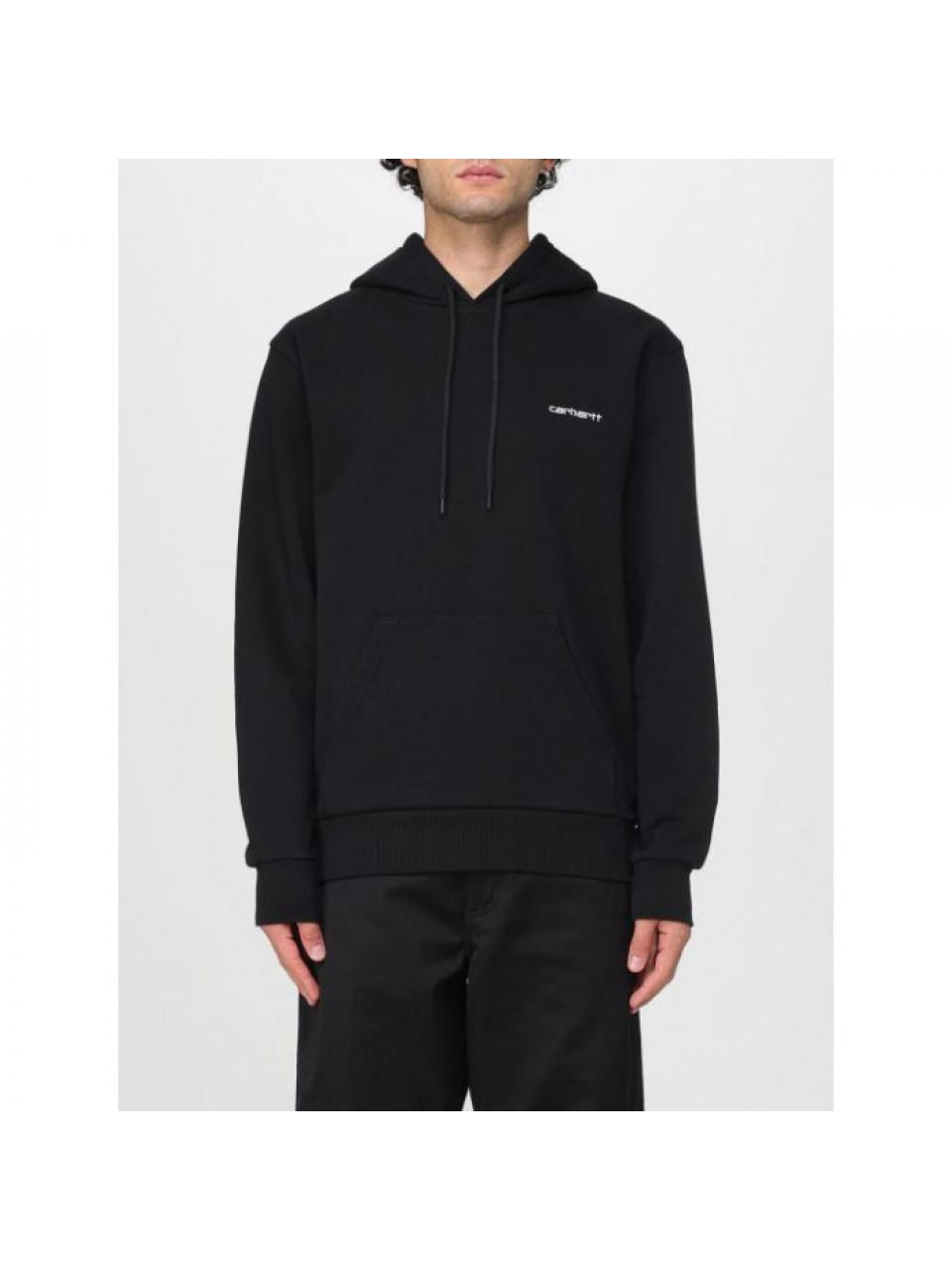 CARHARTT WIP Script Embroidered Hooded Sweatshirt for Men I035392 0D2XX