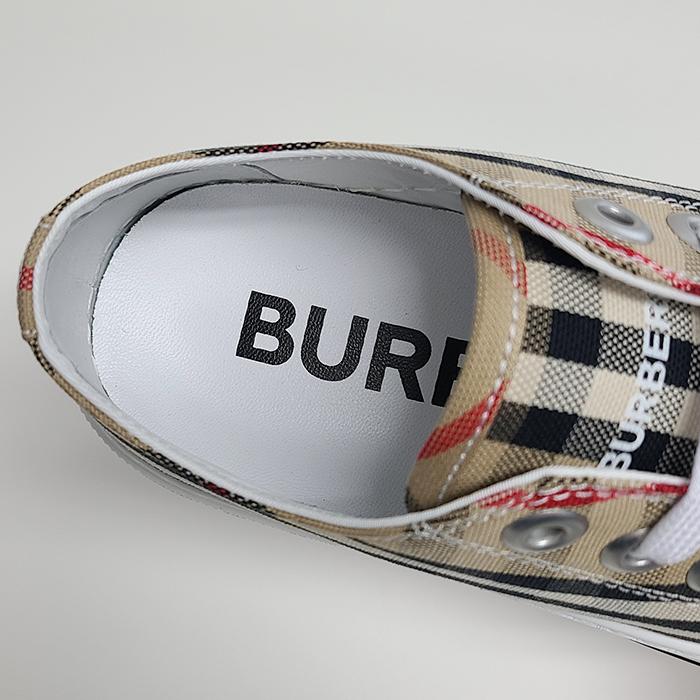 BURBERRY Vintage Check Cotton Low-Top Sneakers for Women