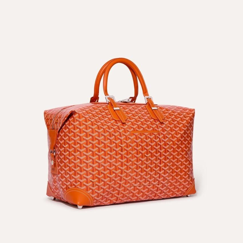 GOYARD Orange Bowling 45 Unisex Clutch Bag BOWLIN045 TY07 CL07