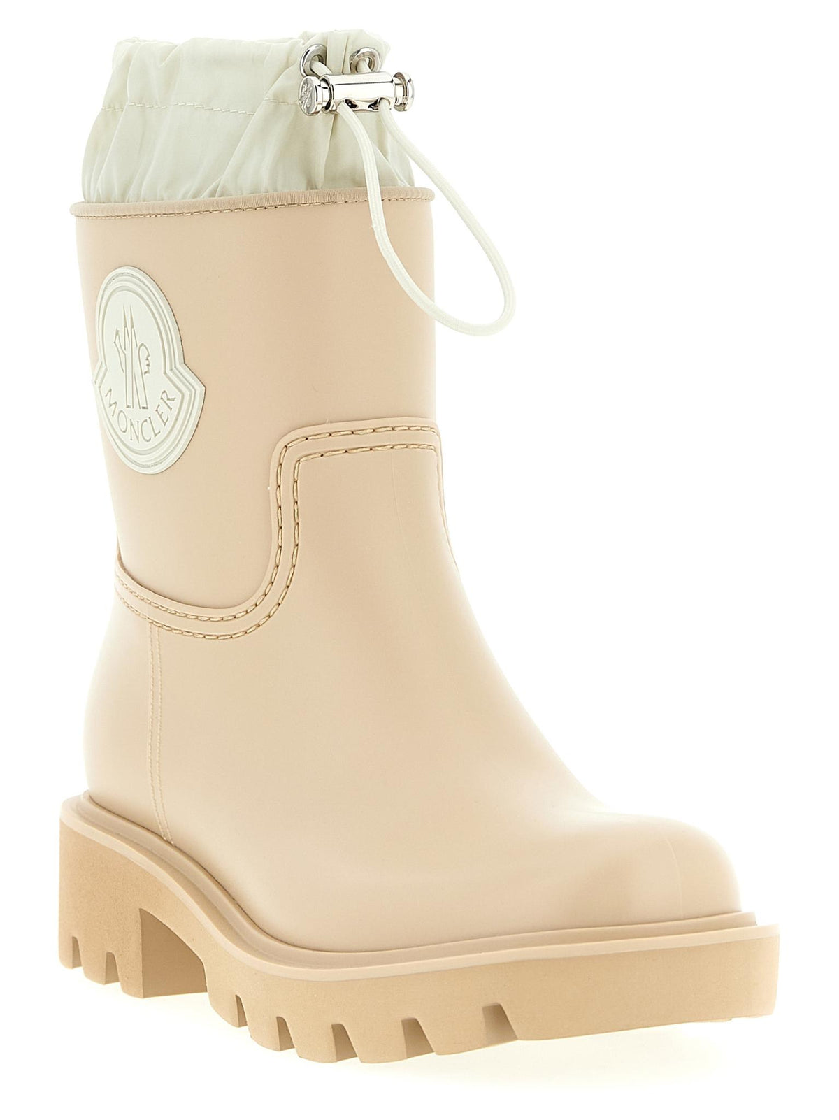 Moncler Black Leather Mid-Calf Boots