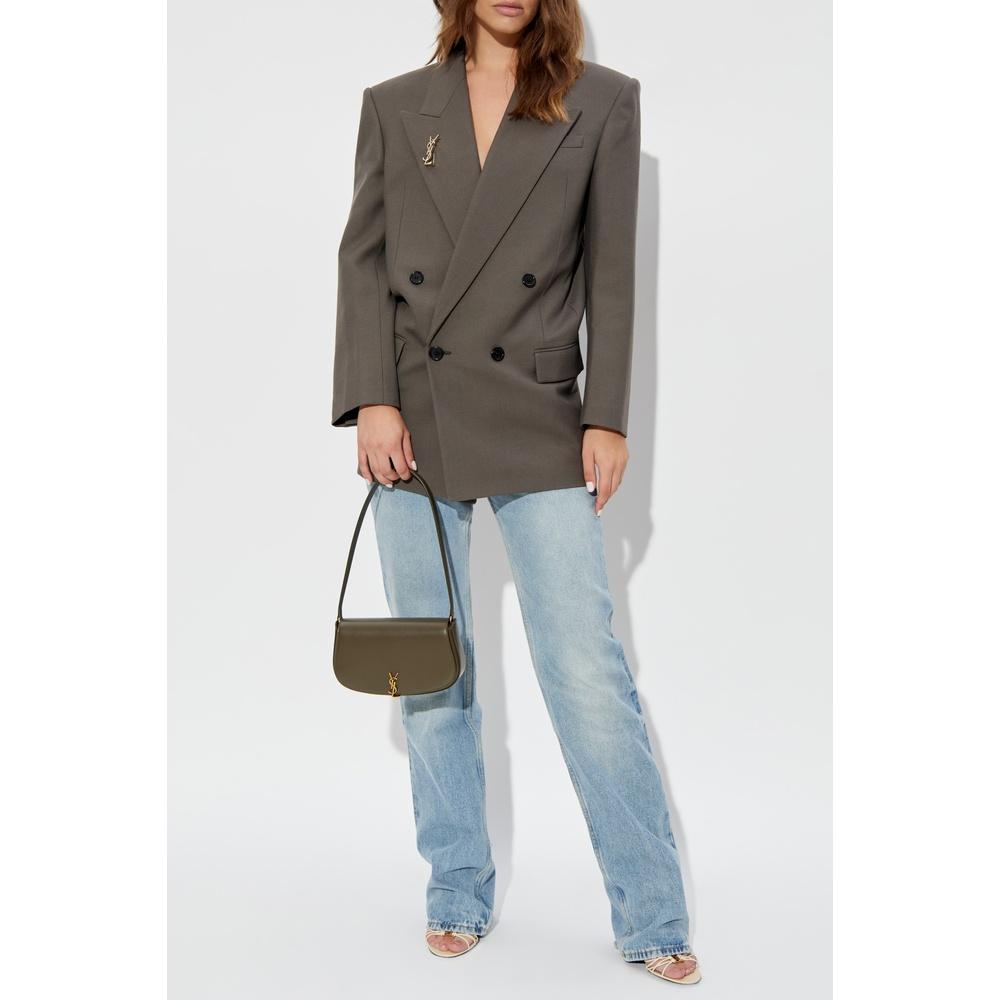 Saint Laurent Low-Rise Women’s Denim Jeans Blue