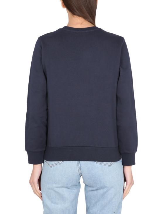 A.P.C. Dark Navy Long Sleeve Sweatshirt COFAXF27644 IAK