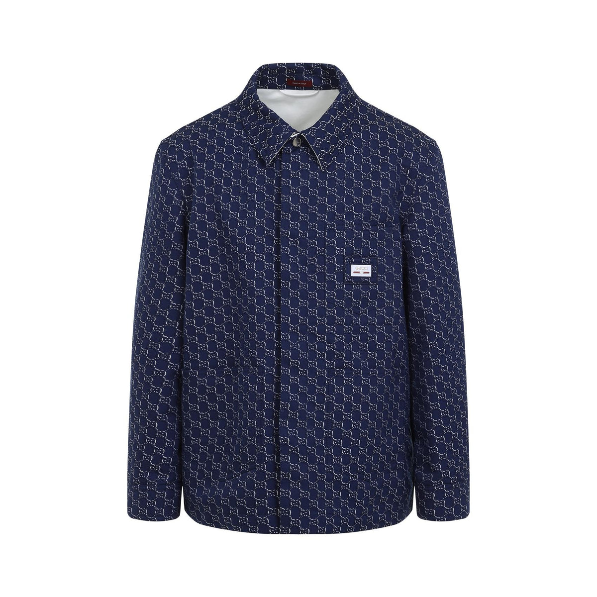GUCCI Long Sleeve Cotton Shirt Men’s FW26 White