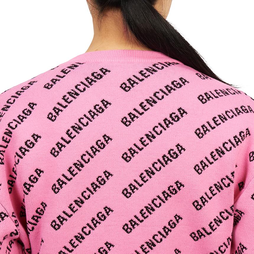 BALENCIAGA Women’s Round Neck Knit Sweater