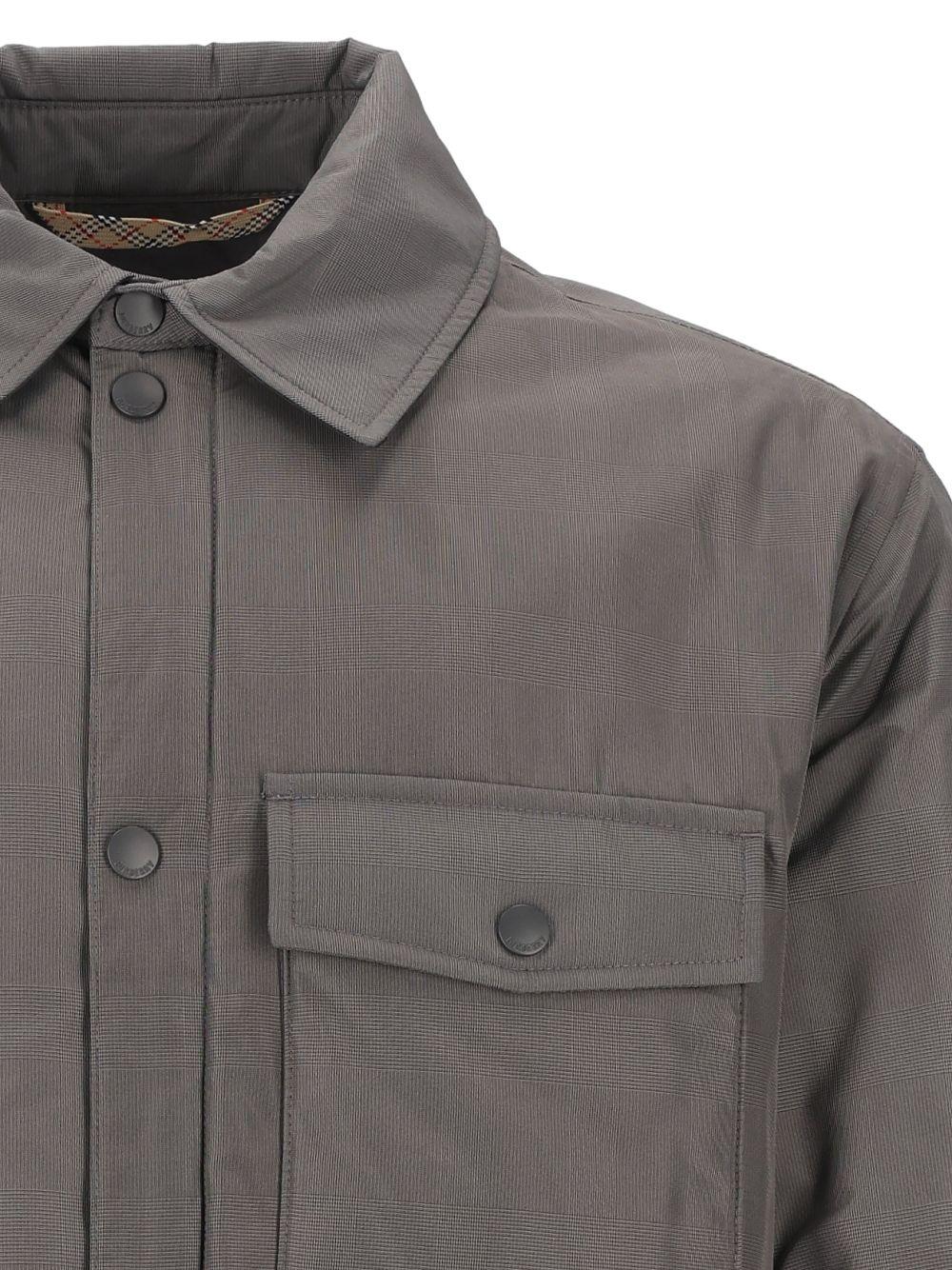 BURBERRY Brown Cotton Zip-Up Jacket for Men