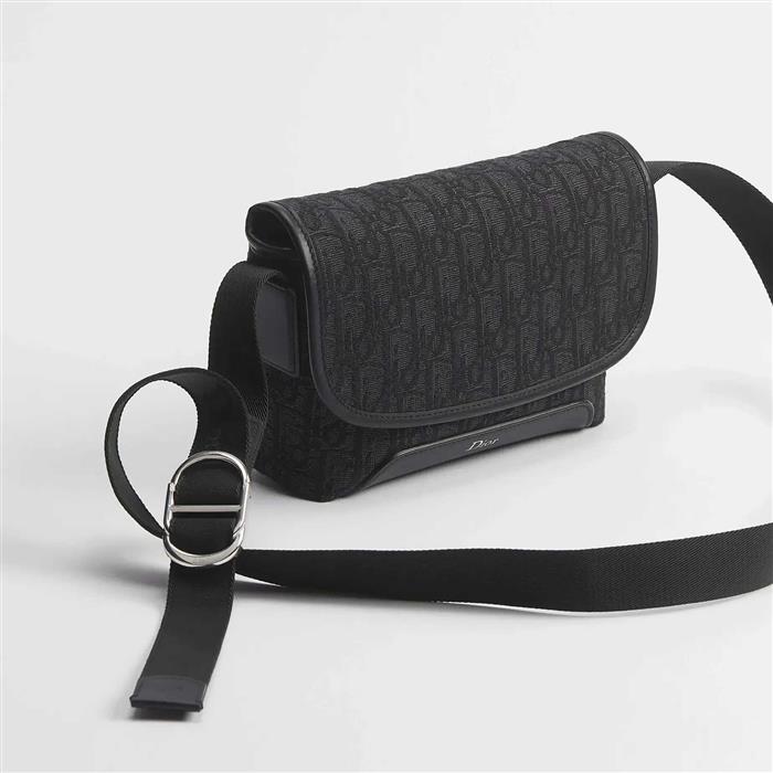 DIOR Jet Flap Strap Mini Crossbody Bag