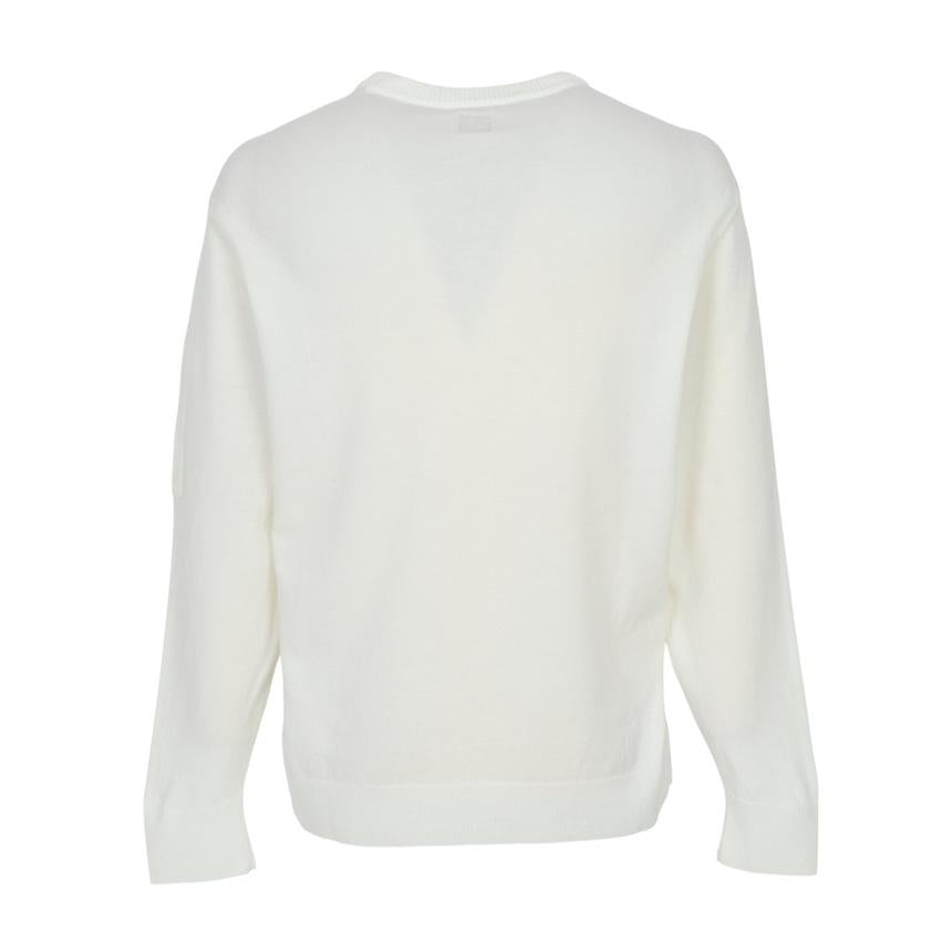 CP Company Men’s Crewneck Knit Sweater White