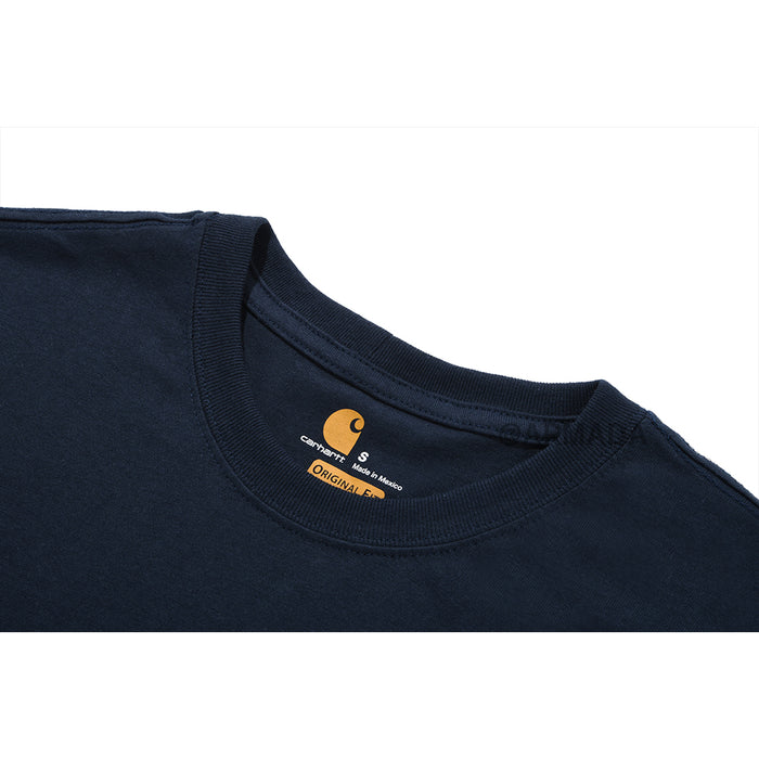 Carhartt Workwear Pocket Long Sleeve T-Shirt Unisex Navy