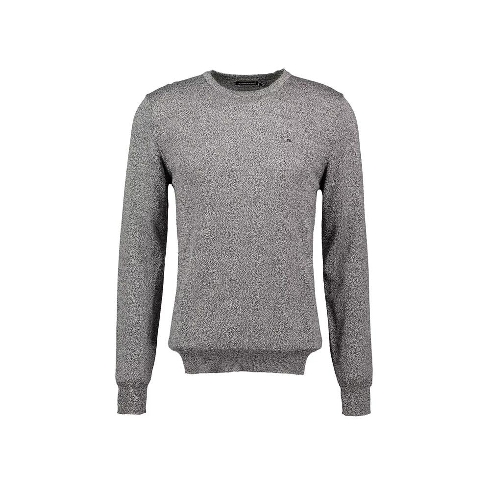 J LINDEBERG Merino Wool Zip-Up Sweater Gray Men’s Golf Knit