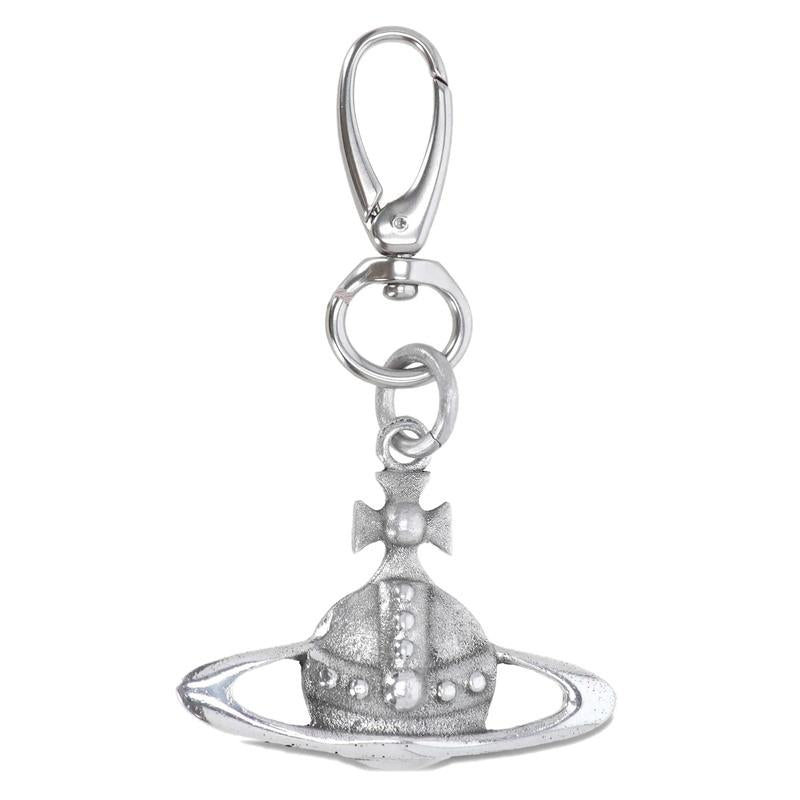 Vivienne Westwood ORB Keyring Silver-Tone Metal Keychain