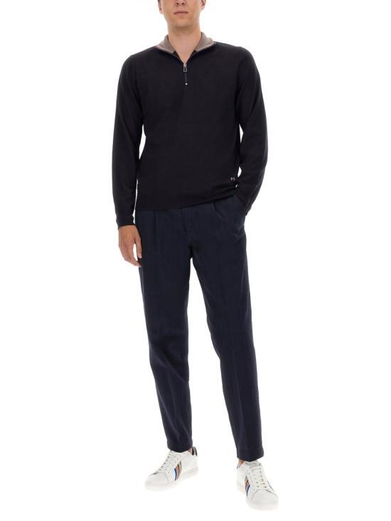 Paul Smith Blue Turtleneck Knit Sweater for Men M2R203 YL2186149