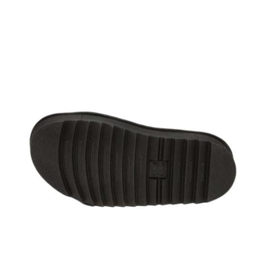 Dr.Martens Black Leather Platform Sandals 31538001 DOM