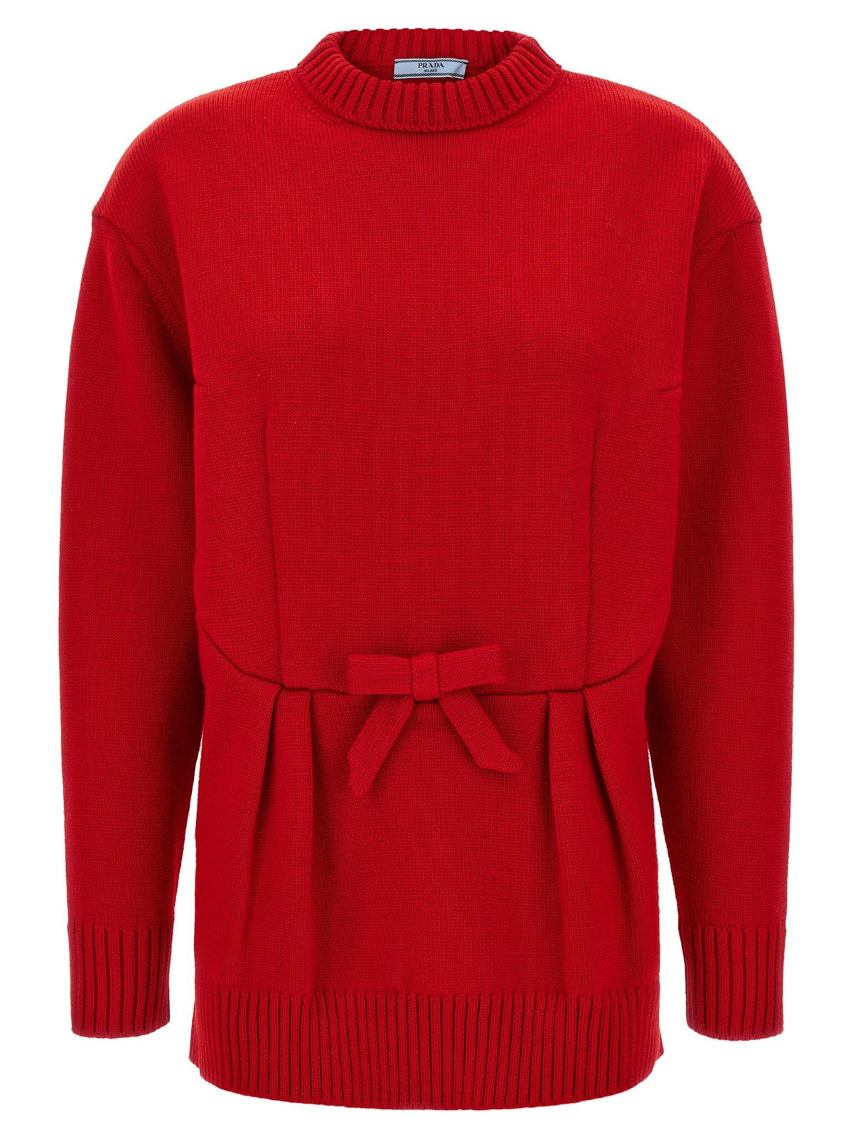 PRADA Black Wool Turtleneck Knit Sweater
