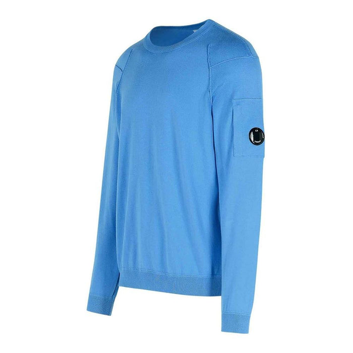 CP Company Lens Patch Men’s Round Neck Knit Sweater