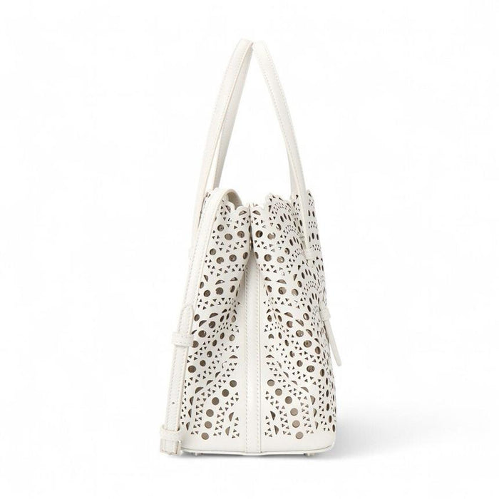 ALAIA Mina 25 Women’s Leather Tote Bag