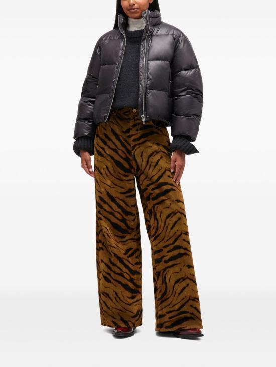 GANNI Shiny Nylon Short Puffer Jacket W0957099