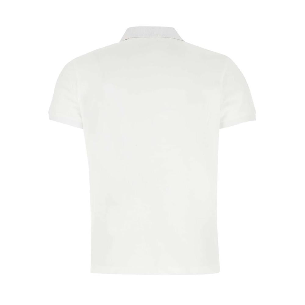 Moncler Logo Hidden Detail Polo Shirt White Men’s T-Shirt
