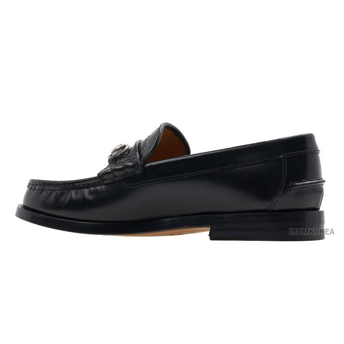 GUCCI Men's Horsebit Loafers Black Leather Loafer