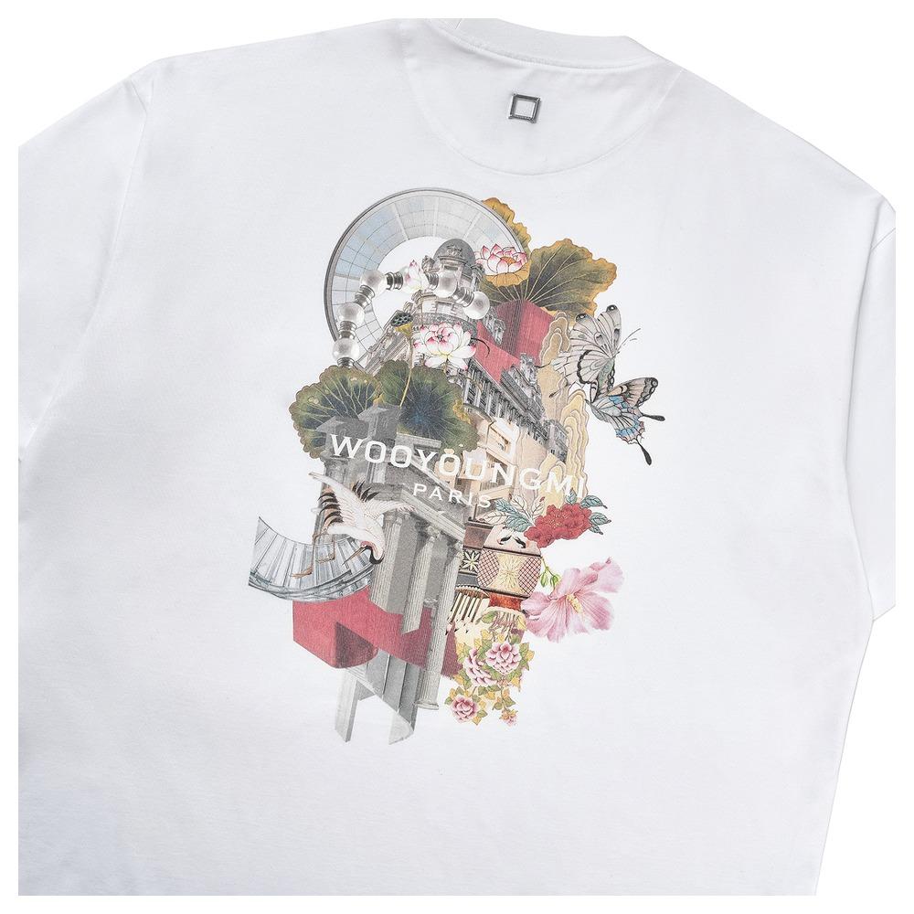 WOOYOUNGMI City Graphic T-Shirt White Men’s