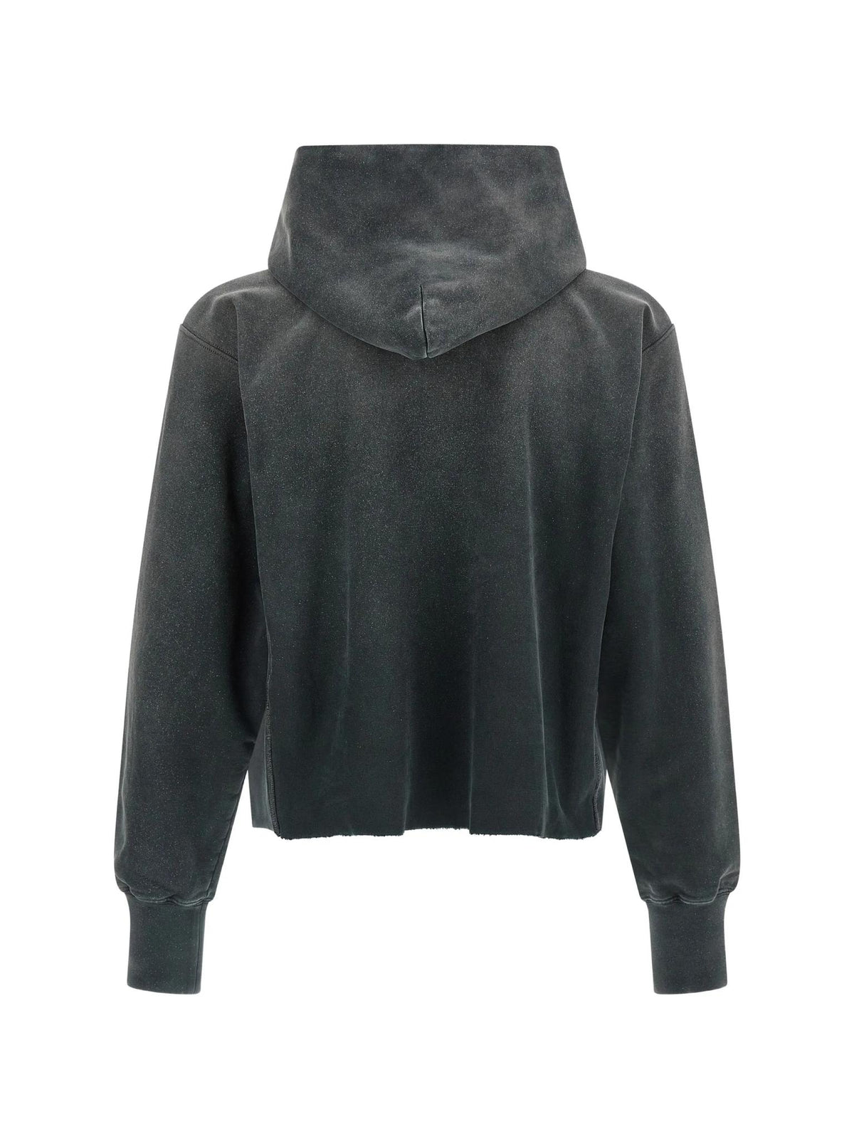 Maison Margiela Gray Cotton Pullover Hoodie for Women