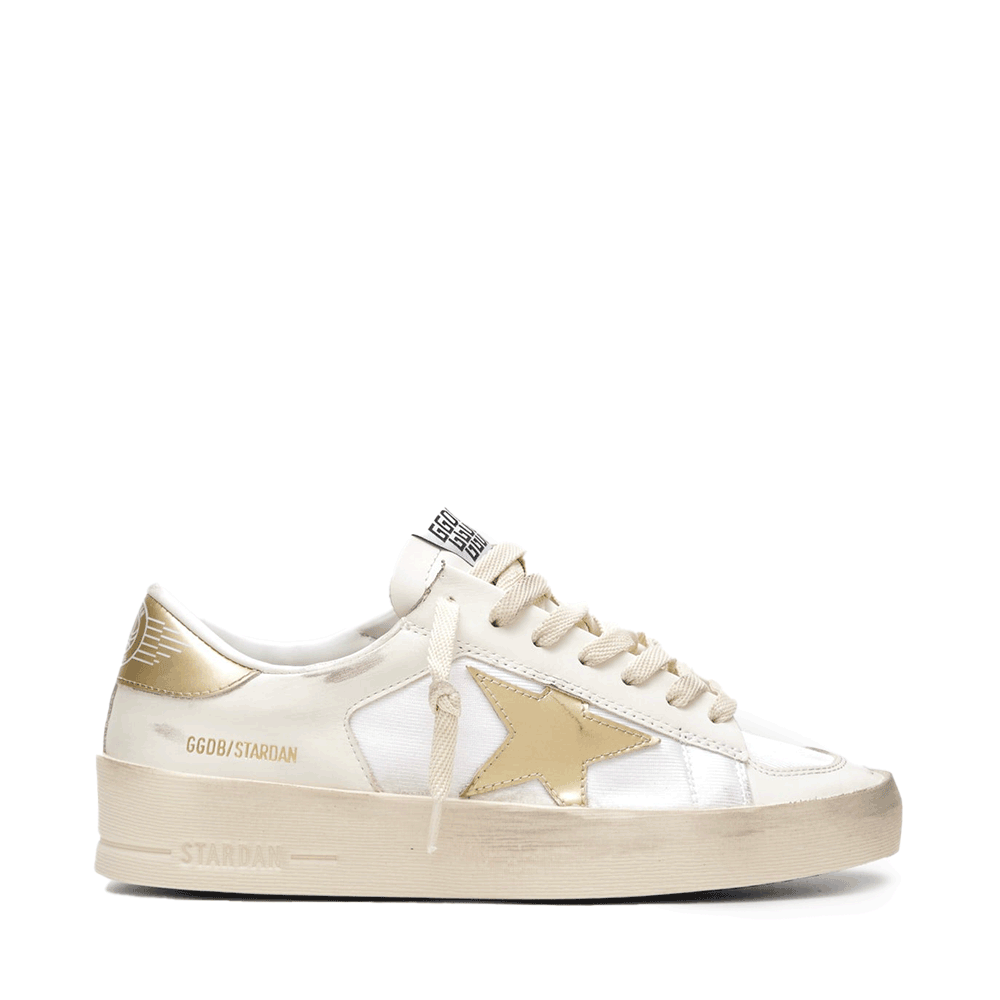 GOLDEN GOOSE Star Detail Gold Low-Top Sneakers Women