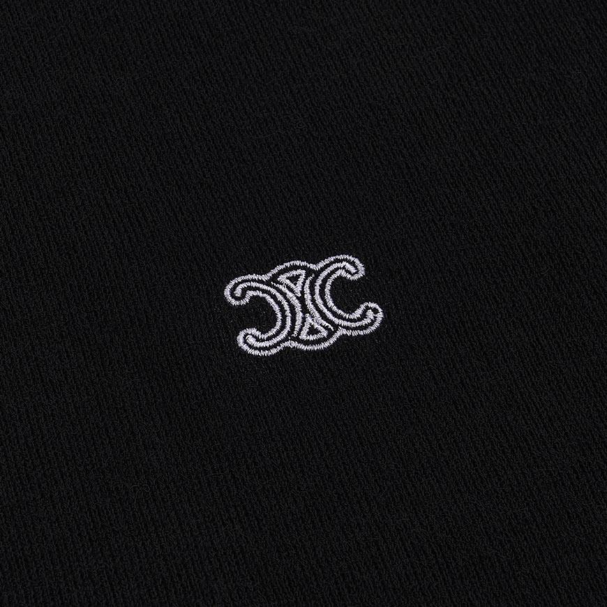 CELINE Women’s Cashmere Silk Polo Knit Sweater RX0FD0W27 38OF