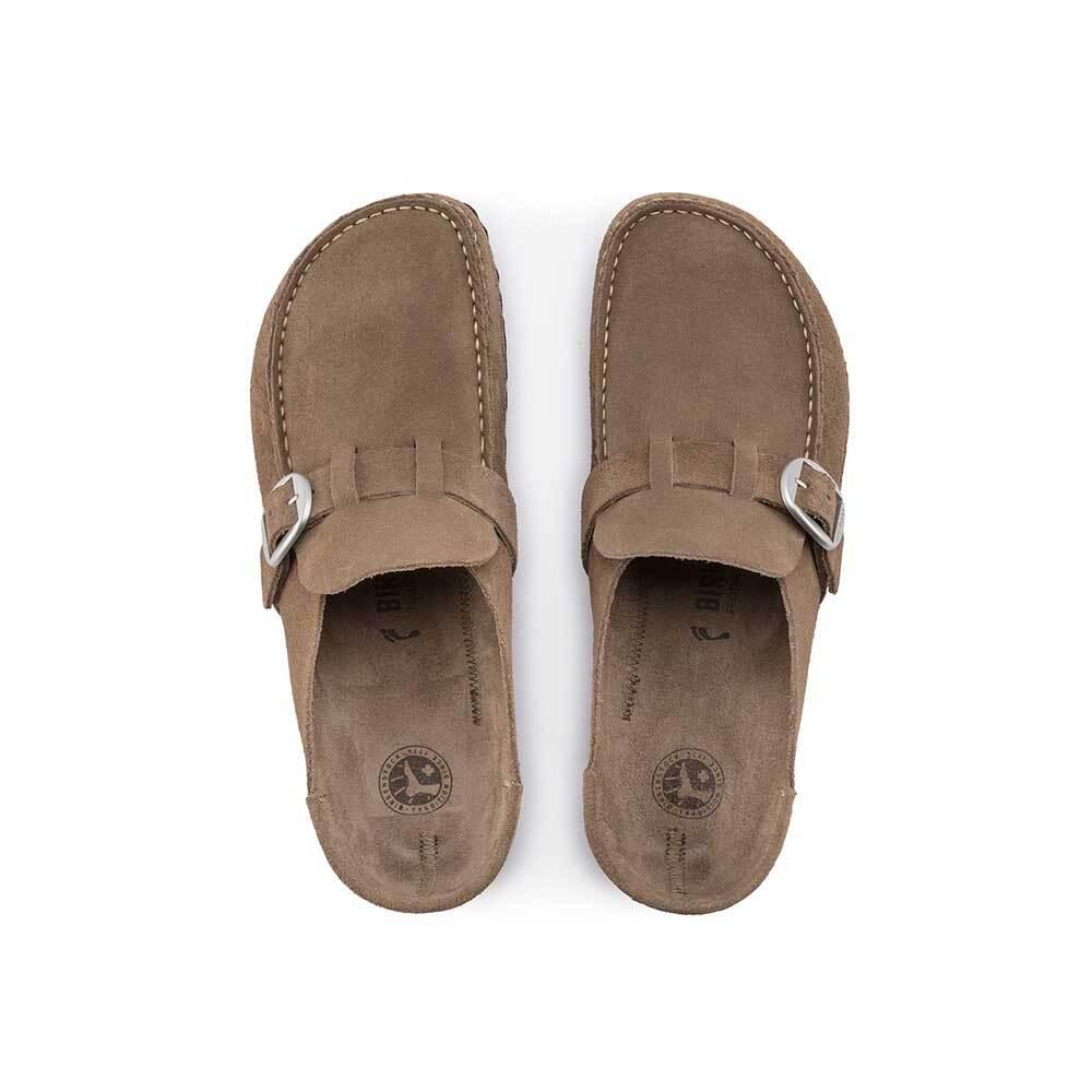 Birkenstock Buckley Suede Mule Slippers Women’s Brown