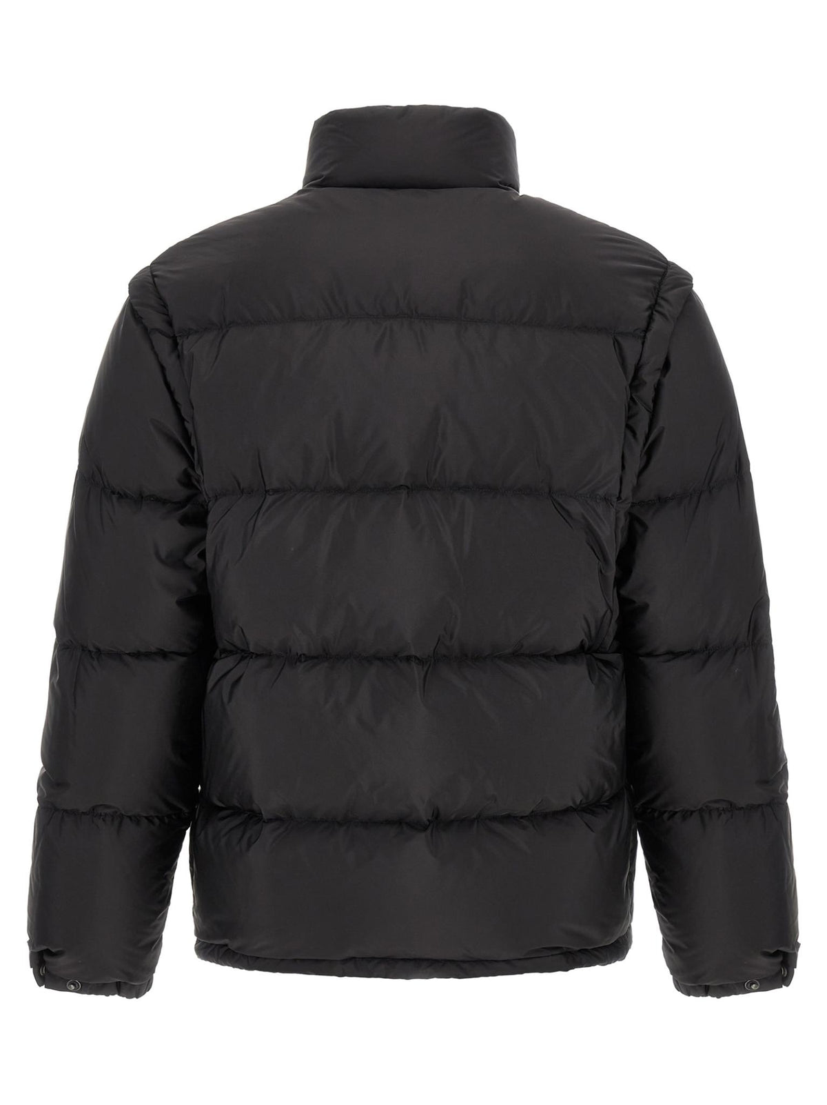 PRADA Black Nylon Casual Down Puffer Jacket for Men