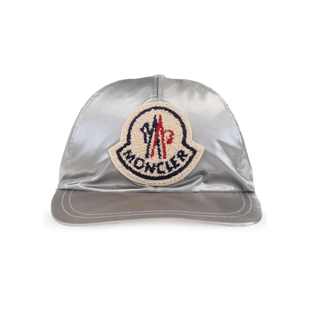 Moncler Women’s Large Logo Patch Baseball Cap Gray 3B000 29 596T2 915