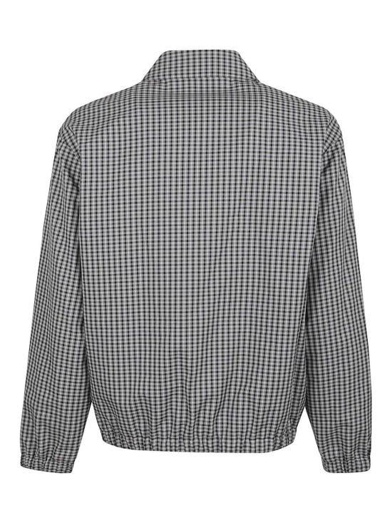 Maison Kitsune Nylon Bomber Jacket Black Men's OM02122 WW9039