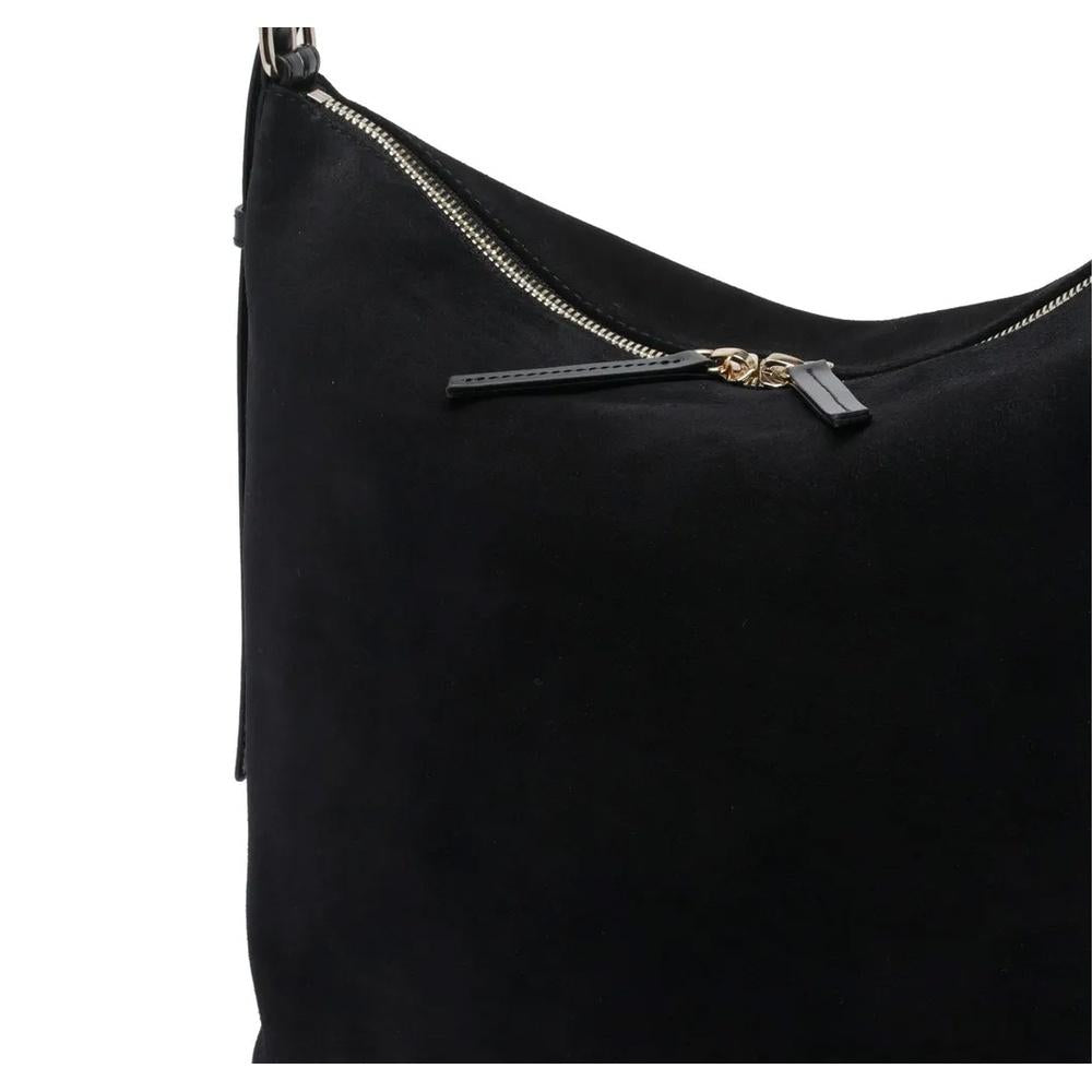 A.P.C. Vera Leather Shoulder Bag Black