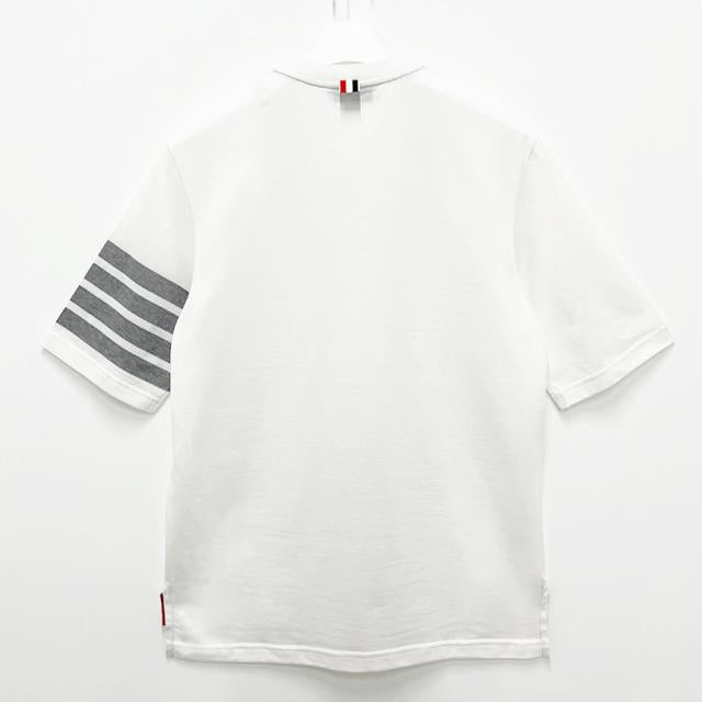 THOM BROWNE Men's 4-Bar Stripe Sleeve Crewneck T-Shirt