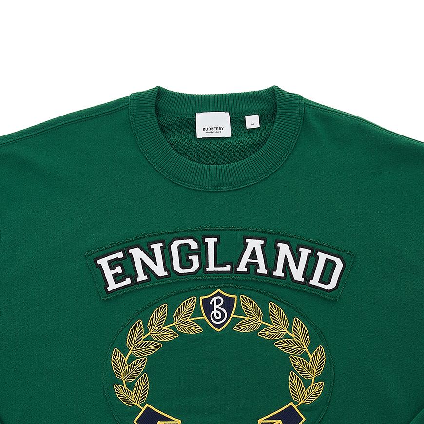 BURBERRY College Graphic Cotton Sweatshirt for Women