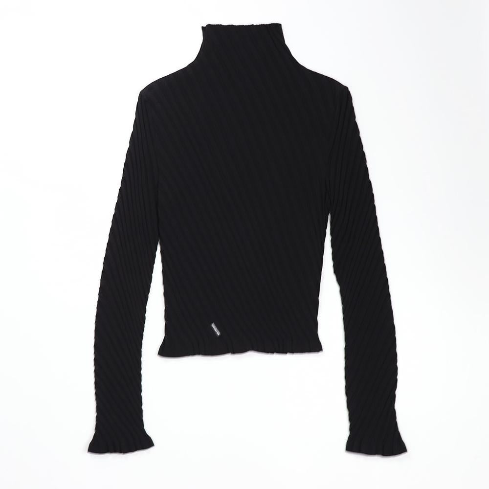 BALENCIAGA Women’s Turtleneck Knit Sweater 626186 T5145 1000