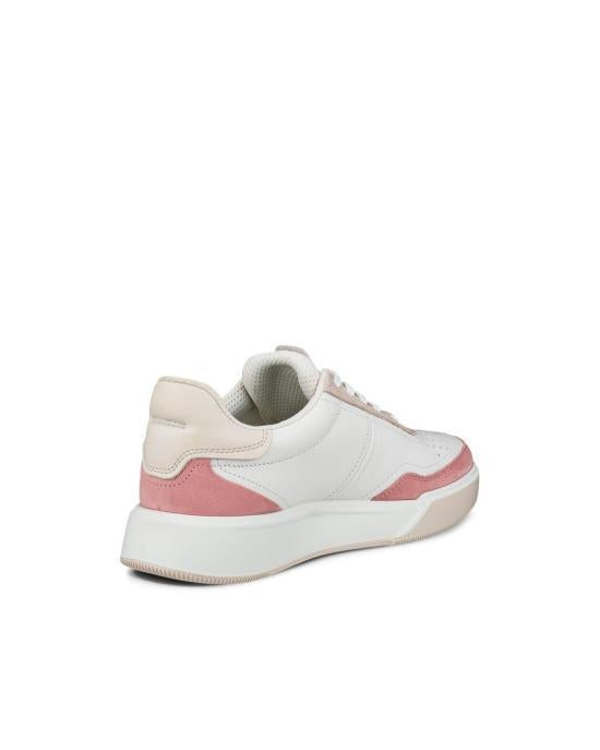 ecco Old Rose White Dust Leather Sneakers 272813 61255
