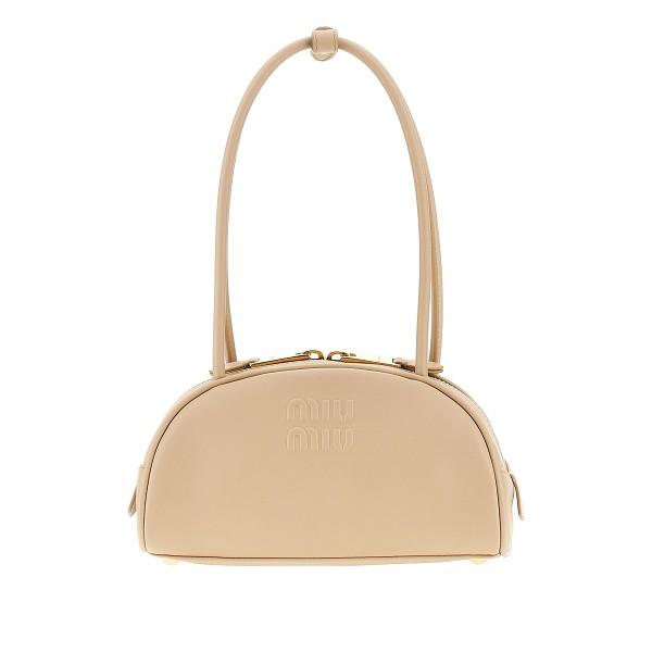 Miu Miu Leather Shoulder Bag Brown