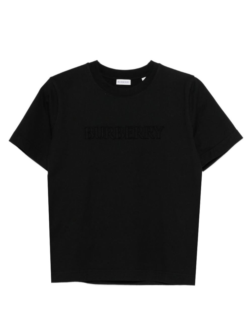 BURBERRY Short Sleeve Cotton T-Shirt for Women