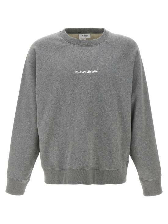 Maison Kitsune Embroidered Oversized Raglan Sweatshirt Men’s OM00309KM0001 H131