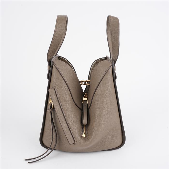 LOEWE Soft Grained Calfskin Compact Hammock Shoulder Bag