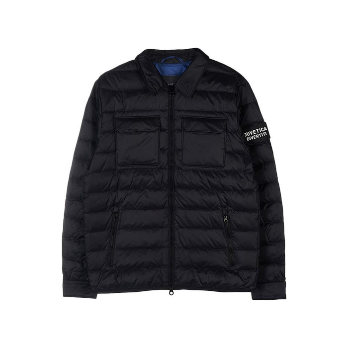 Duvetica BOSCHETTI Logo Puffer Jacket Black VUDJ06225K0001 BKS