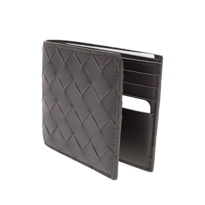 Bottega Veneta Intrecciato Leather Bifold Wallet Brown